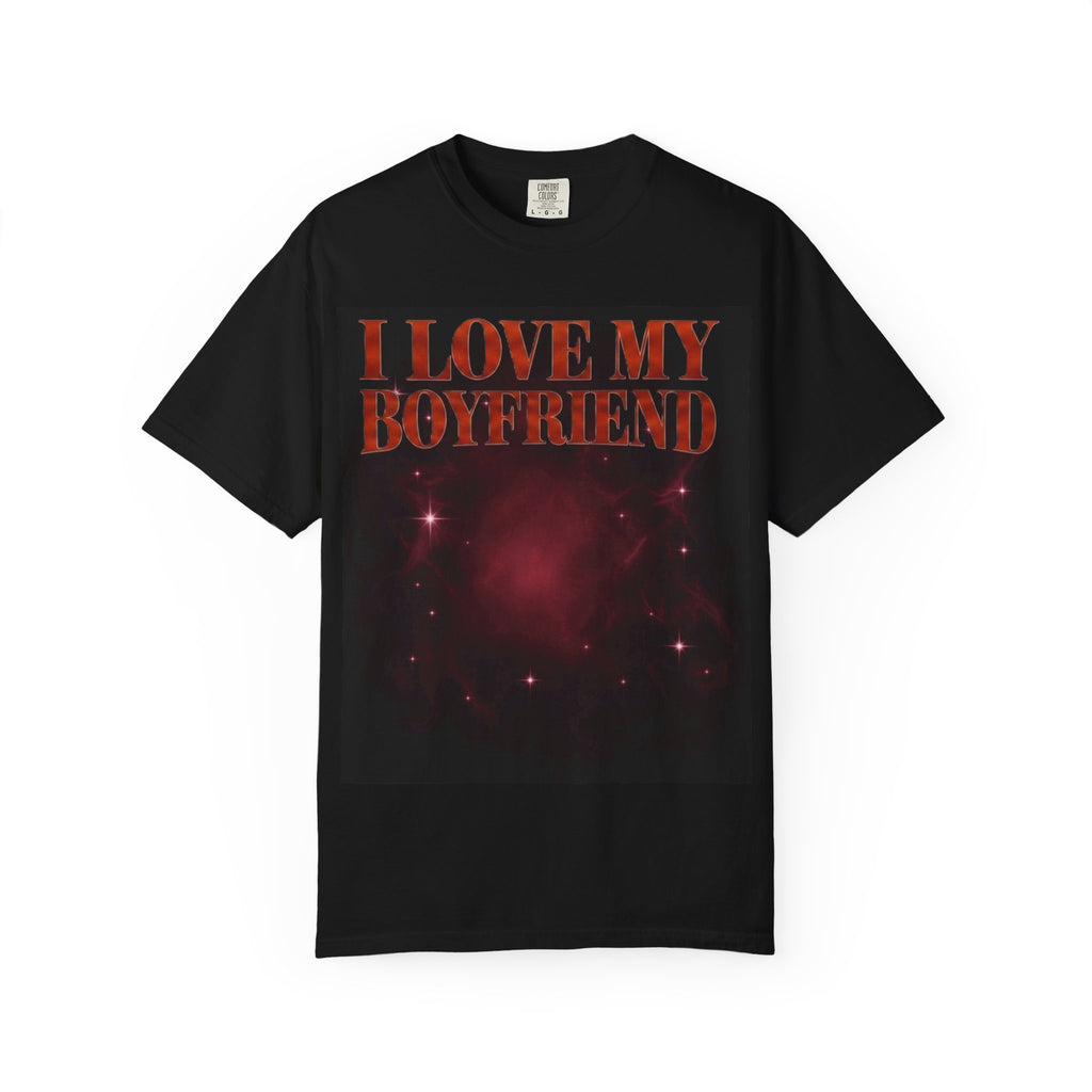 I Love My Boyfriend T-Shirt — Red Love