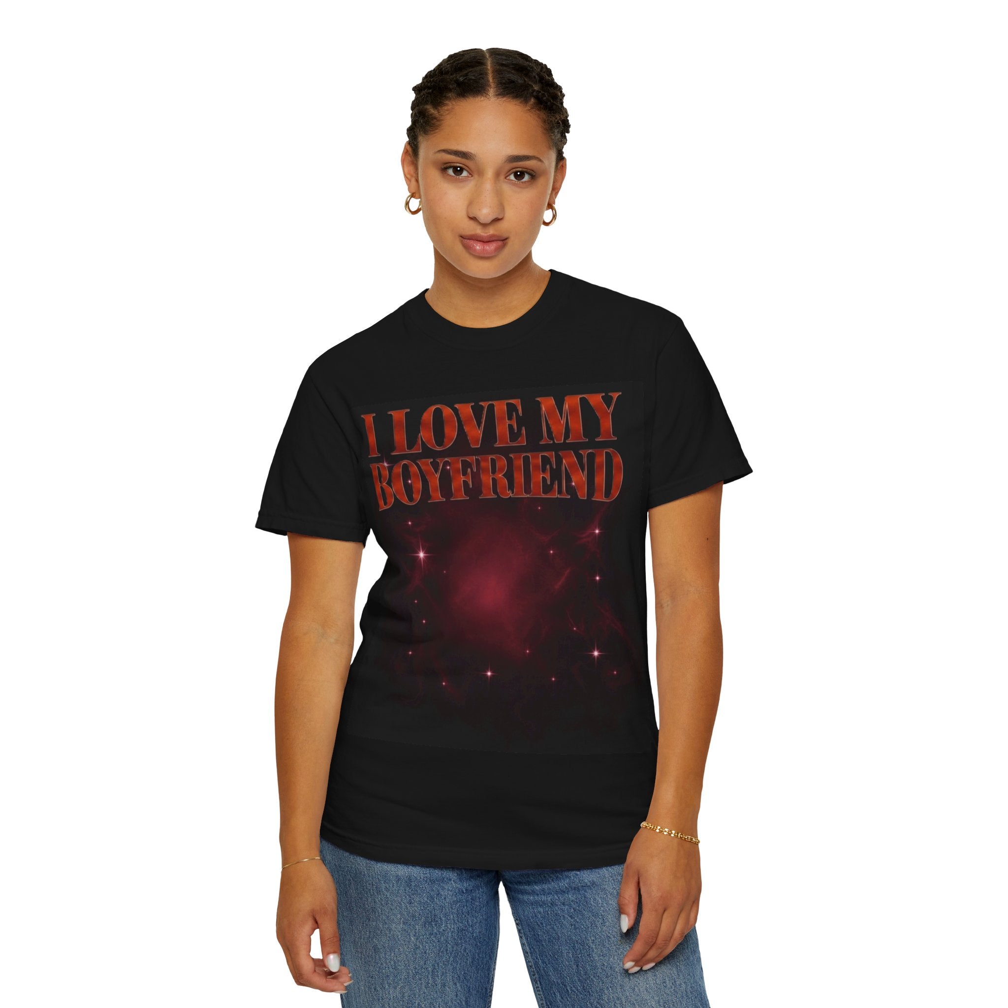 I Love My Boyfriend T-Shirt — Red Love